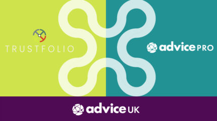 Trustfolio AdvicePro and AdviceUK Logos